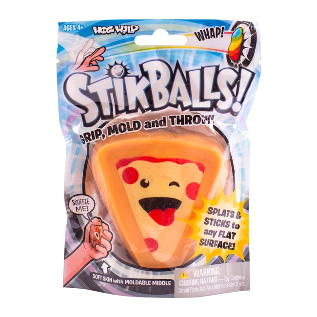 Антистрес іграшки - Іграшка Stikballs Липунчик піца (53477)#2
