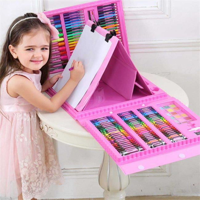 Канцтовары - Набор для рисования Shipa Розовый мольберт (ArtSet) (552619)#2