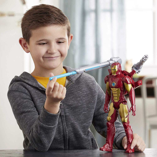 Фигурки персонажей - Игровой набор Avengers Герои-титаны Железный человек (E7380)#4