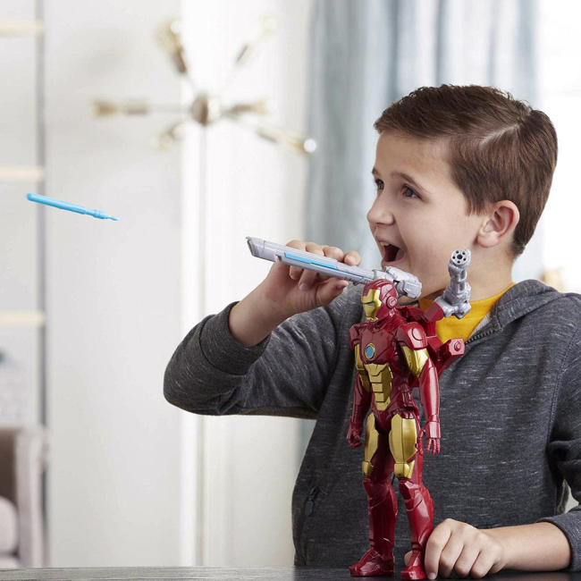 Фигурки персонажей - Игровой набор Avengers Герои-титаны Железный человек (E7380)#5