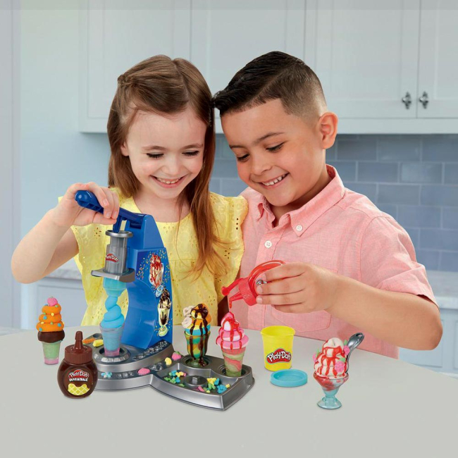 Набори для ліплення - Набір для ліплення Play-Doh Kitchen creations Морозиво із глазур'ю (E6688)#5