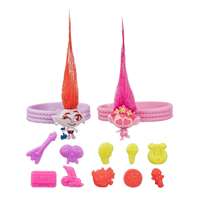 Фигурки персонажей - Набор игрушечный Trolls 2 сюрприз Браслеты дружбы (E8421)#4