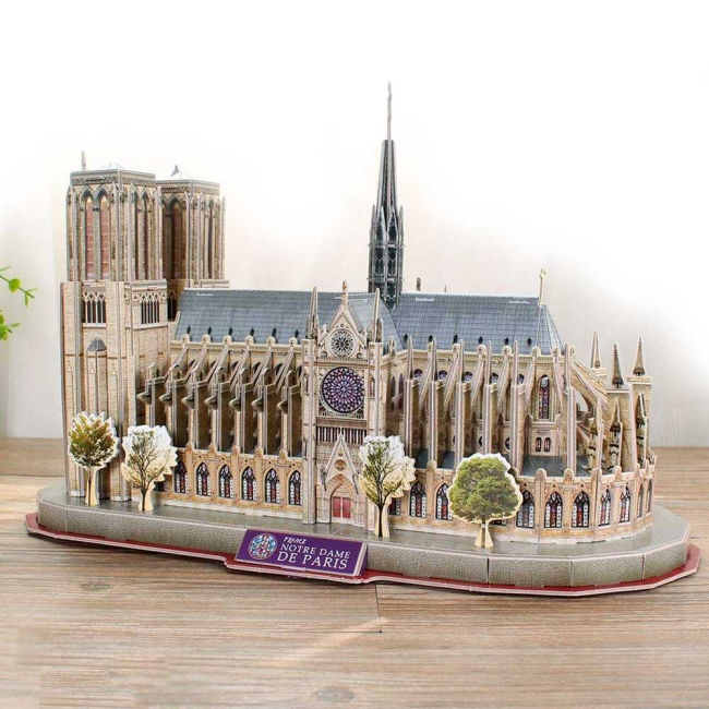 3D-пазли - Тривимірний пазл CubicFun National geographic Нотр-Дам-де-Парі (DS0986h)#3