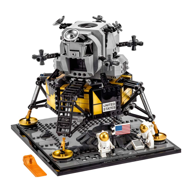 Конструктори LEGO - Конструктор LEGO Creator NASA Аполлон 11 Місячний лендер (10266)#3