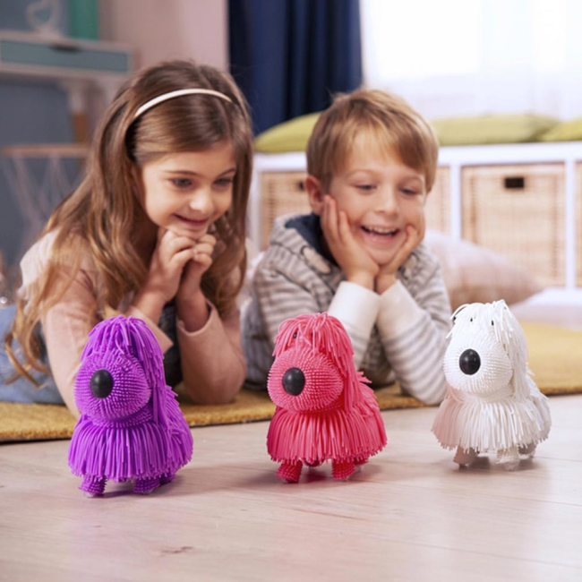 Фігурки тварин - Інтерактивна іграшка Jiggly Pup Коричневе грайливе цуценя (JP001-WB-D)#3