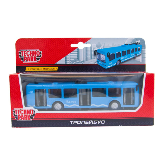 Транспорт і спецтехніка - Автомодель Techno park Тролейбус Дніпро (SB-16-65WB(DNEPR)#5