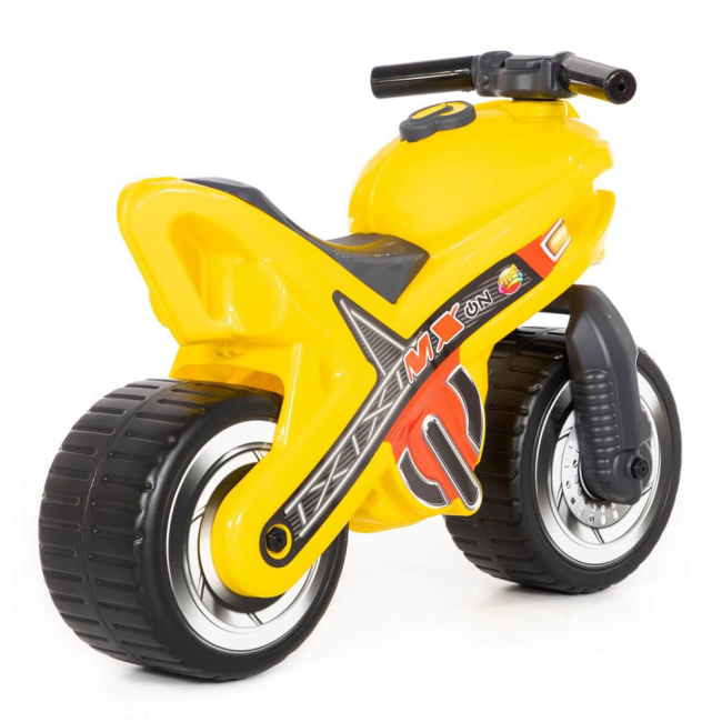 Біговели - Мотоцикл Polesie Жовтий мотоцикл MX (80578)#2