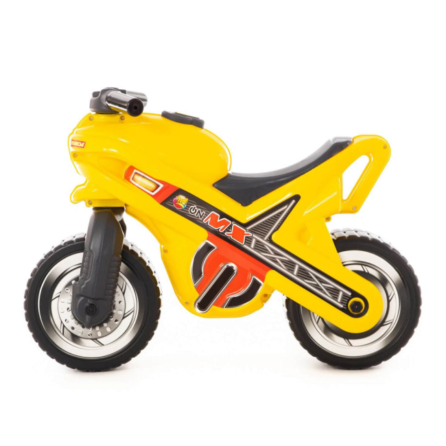 Біговели - Мотоцикл Polesie Жовтий мотоцикл MX (80578)#3