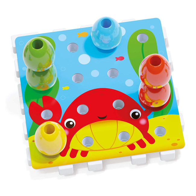 Мозаїка - Мозаїка Quercetti Джамбо Пеггі 16 деталей (2270-Q)#2