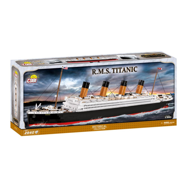 Конструктори з унікальними деталями - Конструктор COBI Титанік 1:300 2840 деталей (COBI-1916)#2