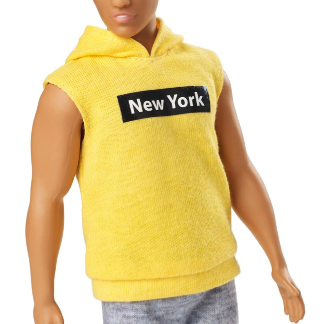Куклы - Кукла Barbie Кен в желтом худые Нью-Йорк (GDV14)#3