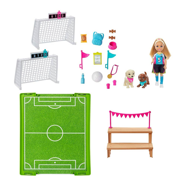 Ляльки - Ляльковий набір Barbie Футбольна команда Челсі (GHK37)#2