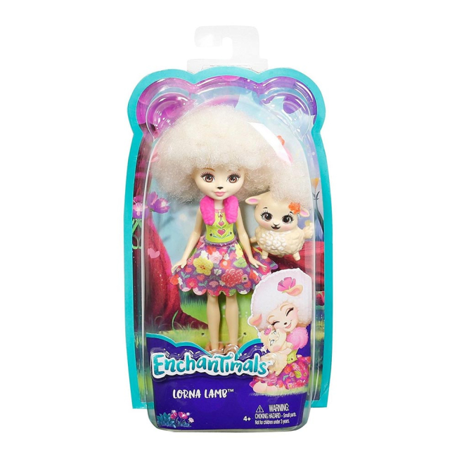 Ляльки - Лялька Enchantimals Ягнятко Лорна (FNH25)#4