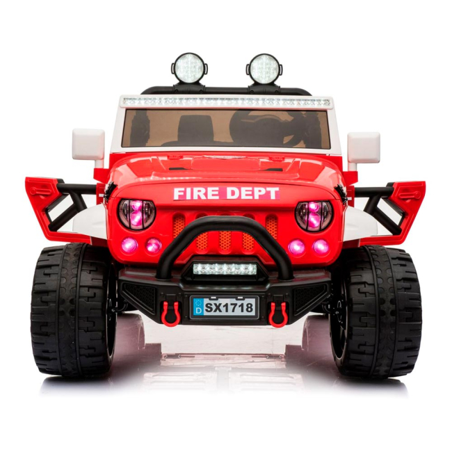 Электромобили - Электромобиль Kidsauto Jeep Wrangler style красный МР4 (SX 1718)#3