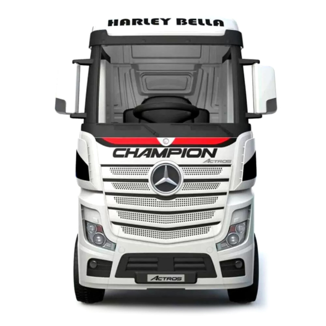 Электромобили - Электромобиль Kidsauto Детская фура MERCEDES-BENZ ACTROS 4X4 белый (HL358)#4