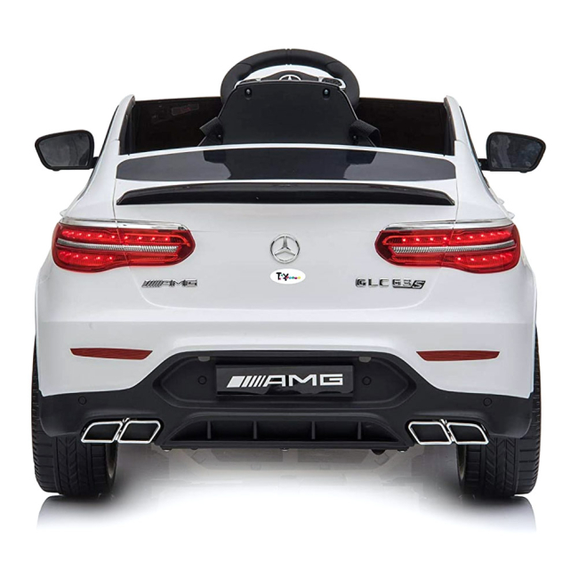 Электромобили - Электромобиль Kidsauto Mercedes-Benz GLC 63S AMG 4Х4 белый (QLS-5688)#5