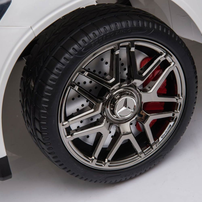 Электромобили - Электромобиль Kidsauto Mercedes-Benz GLC 63S AMG 4Х4 белый (QLS-5688)#7