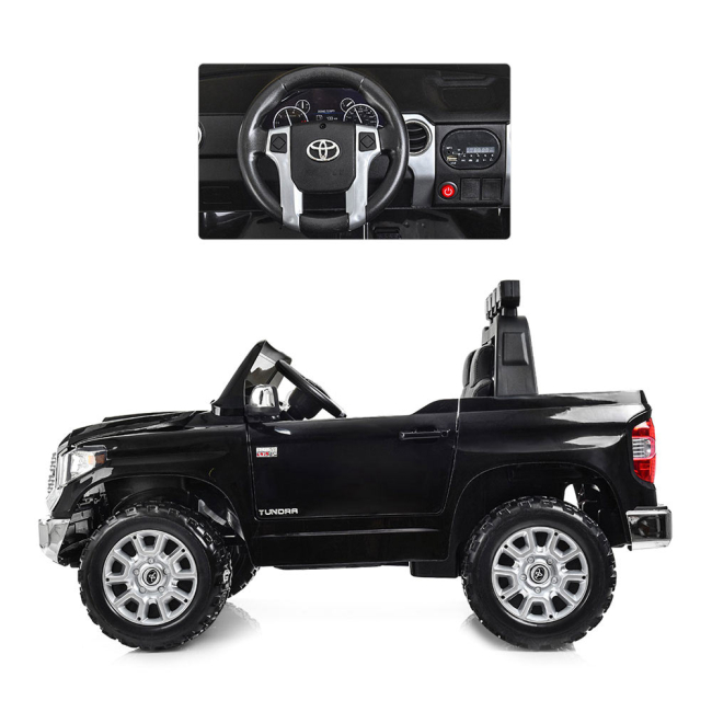 Электромобили - Электромобиль Kidsauto Toyota Tundra Premium RC черная (JJ2255/JJ2255-1)#2