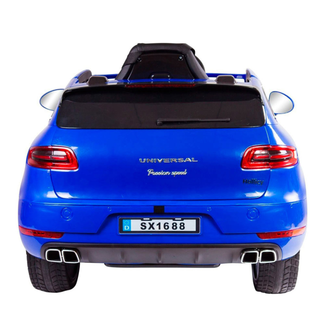 Электромобили - Электромобиль Kidsauto Porshe Cayen style синий (SX1688/SX1688-1)#4