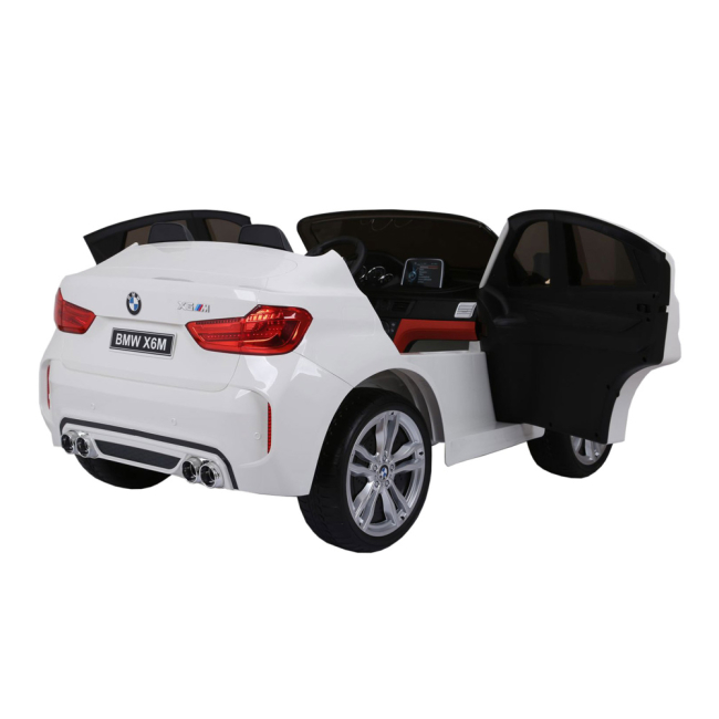 Электромобили - Электромобиль Kidsauto BMW X6M белый (JJ2168/JJ2168-2)#3