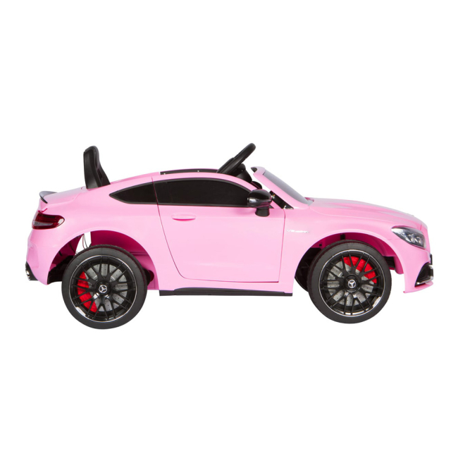 Электромобили - Электромобиль Kidsauto Mercedes-Benz C63 S AMG розовый (QY1588/QY1588-1)#3