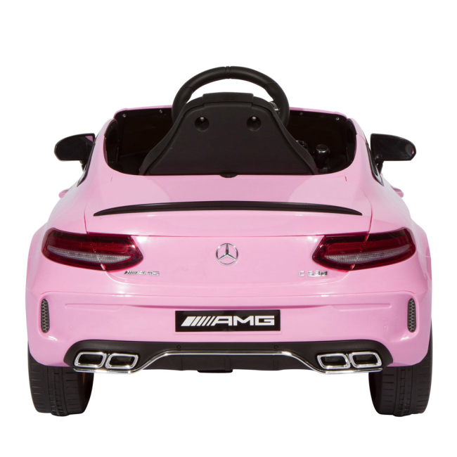 Электромобили - Электромобиль Kidsauto Mercedes-Benz C63 S AMG розовый (QY1588/QY1588-1)#4