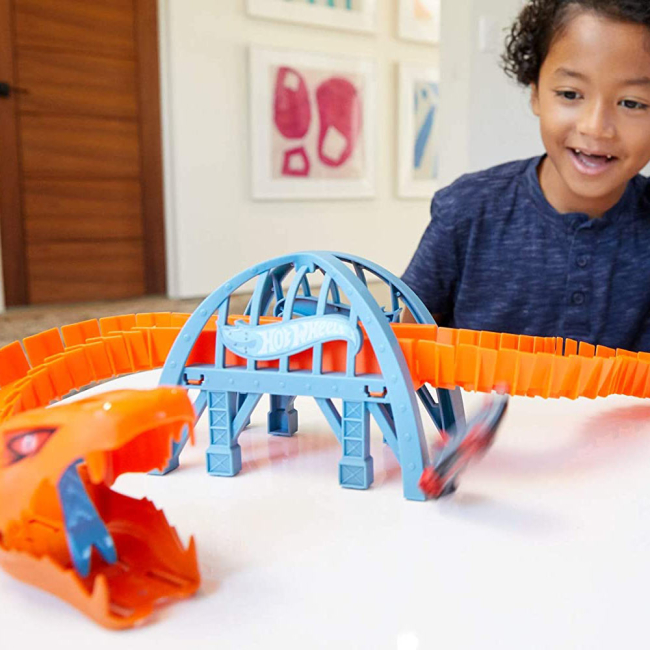 Паркінги і гаражі - Ігровий набір Hot Wheels Чудовиська у місті Атака змія (FNB05/GJK88)#5