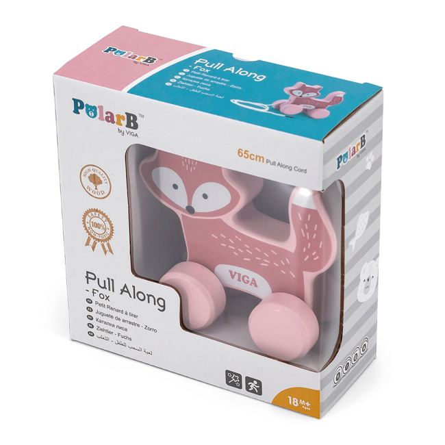 Розвивальні іграшки - Каталка Viga Toys PolarB Лисиця (44002)#2