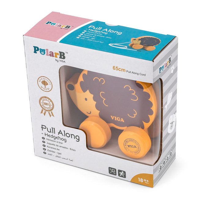 Розвивальні іграшки - Каталка Viga Toys PolarB Їжак (44003)#2