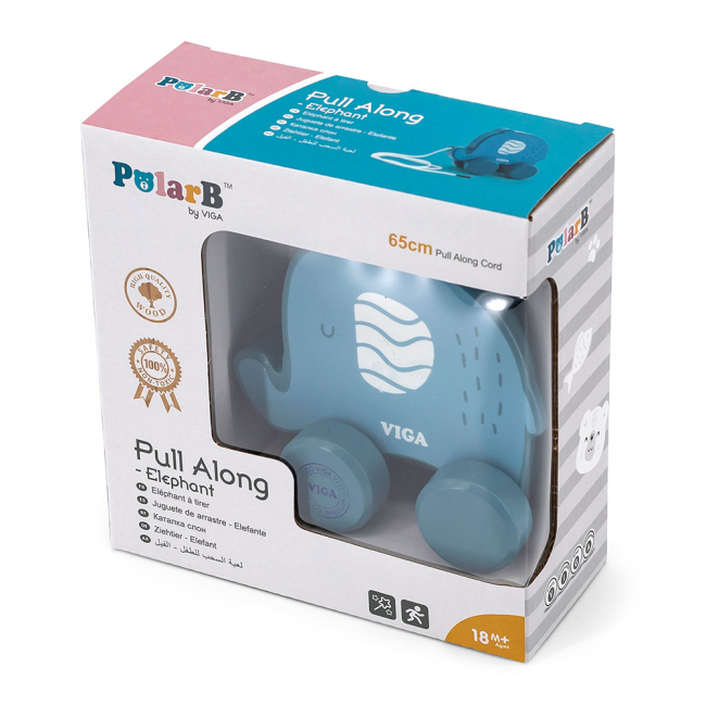 Розвивальні іграшки - Каталка Viga Toys PolarB Слон (44004)#2