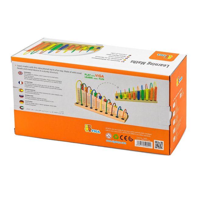 Обучающие игрушки - Счеты Viga Toys Учимся считать (50022)#3