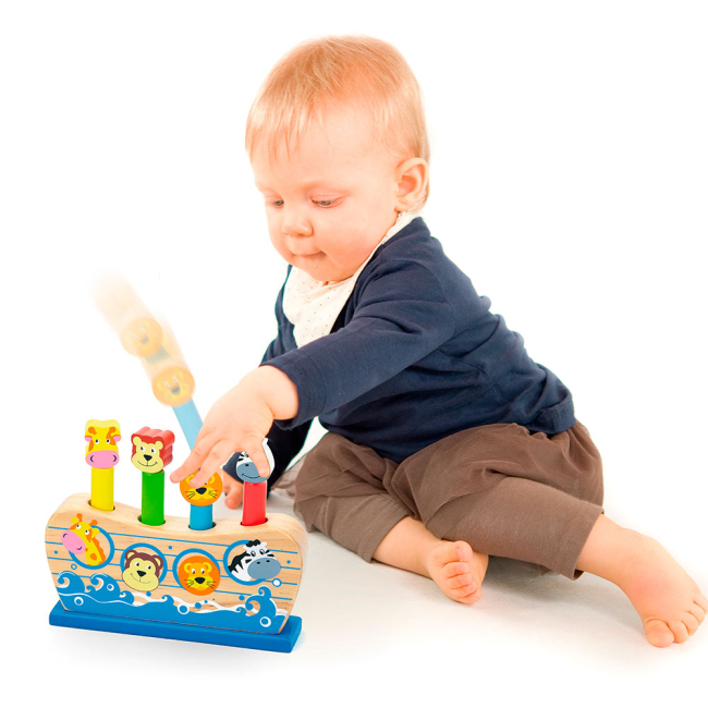 Развивающие игрушки - Сортер Viga Toys Веселый ковчег (50041)#3