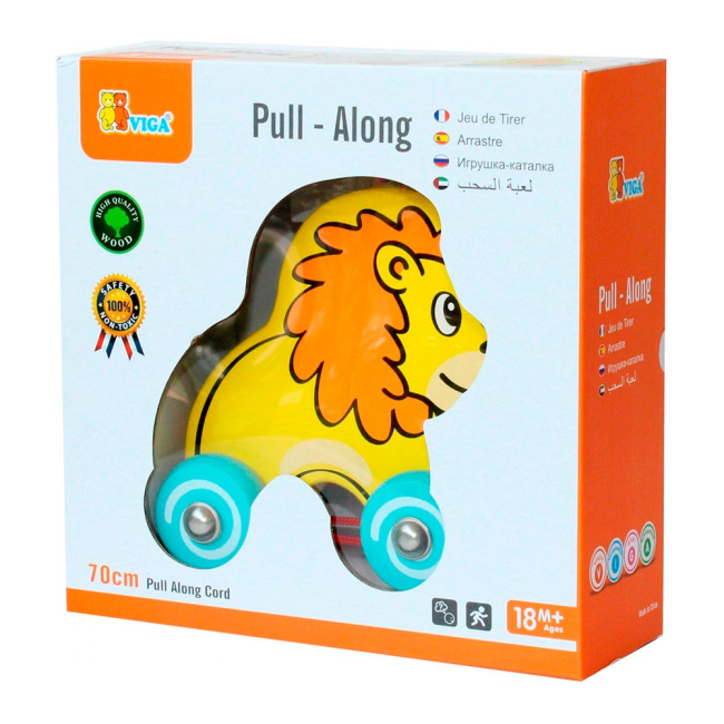 Розвивальні іграшки - Каталка Viga Toys Лев (50090)#2