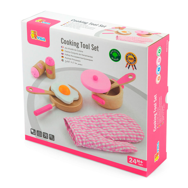 Детские кухни и бытовая техника - Игровой набор Viga Toys Маленький повар (50116)#2