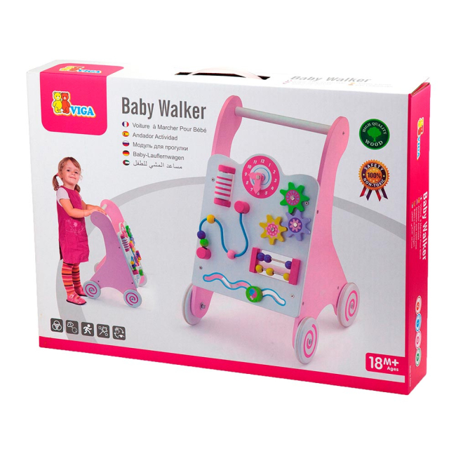 Ходунки - Ходунки Viga Toys розовые (50178)#2