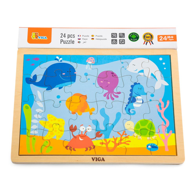 Пазли - Пазл Viga Toys Океан 24 елементи (50200)#2