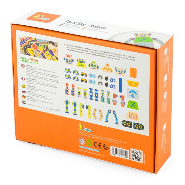 Настольные игры - Набор для творчества Viga Toys Робот (50335)#2