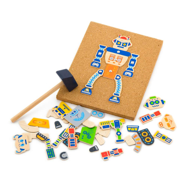 Настольные игры - Набор для творчества Viga Toys Робот (50335)#4