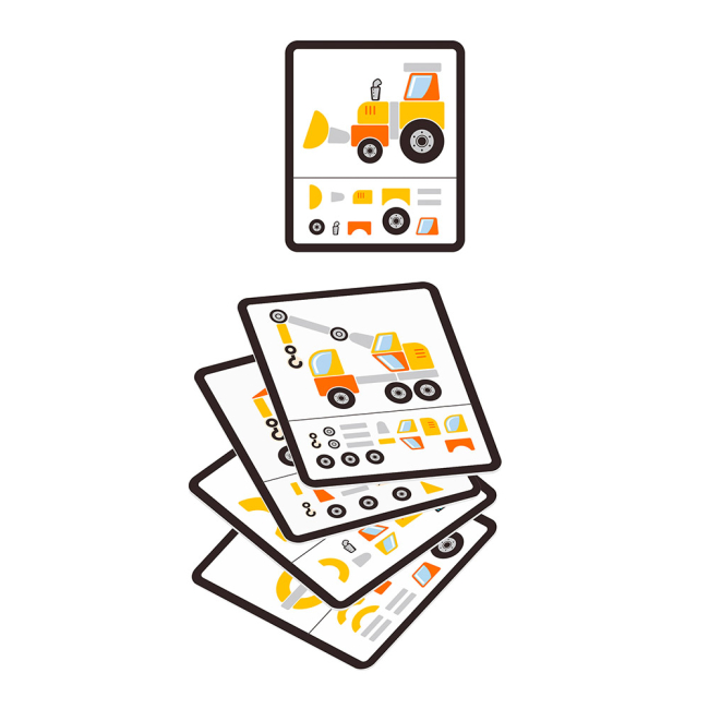 Пазли - Набір для творчості Viga Toys Будівельна техніка (50336)#2