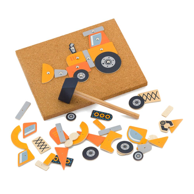 Пазли - Набір для творчості Viga Toys Будівельна техніка (50336)#3