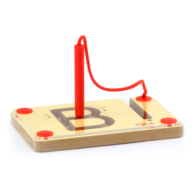 Обучающие игрушки - Набор для письма Viga Toys Английские прописные буквы (50337)#3
