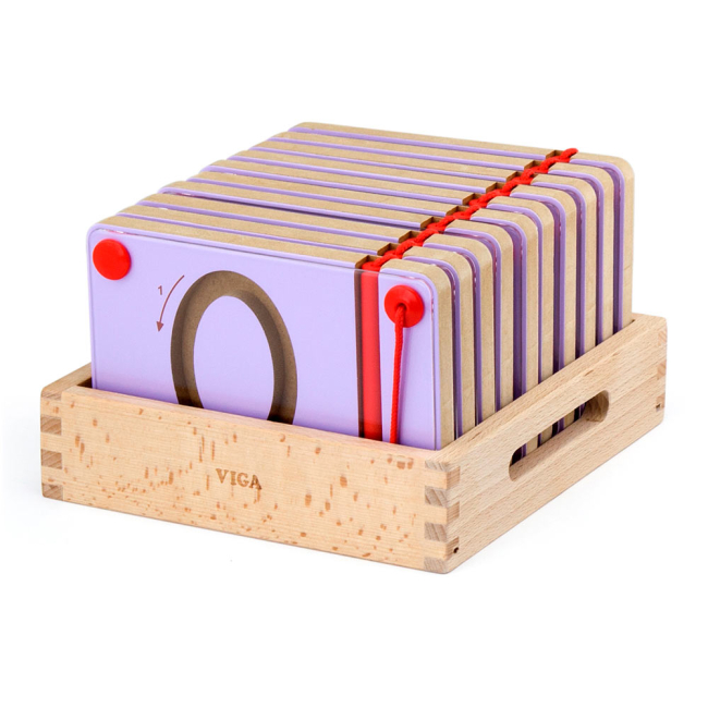 Развивающие игрушки - Обучающий набор Viga Toys Магнитные цифры (50339)#2