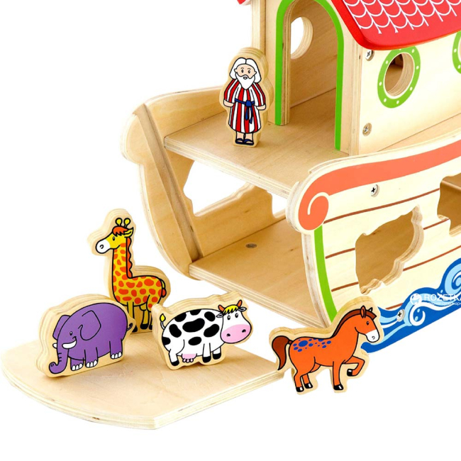 Развивающие игрушки - Сортер Viga Toys Ноев ковчег (50345)#2