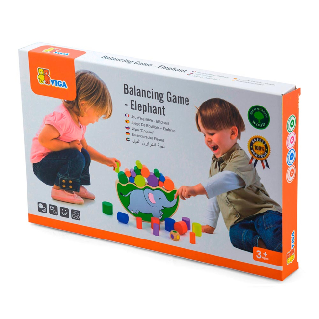 Наукові ігри, фокуси та досліди - Балансир Viga Toys Слон (50390)#2