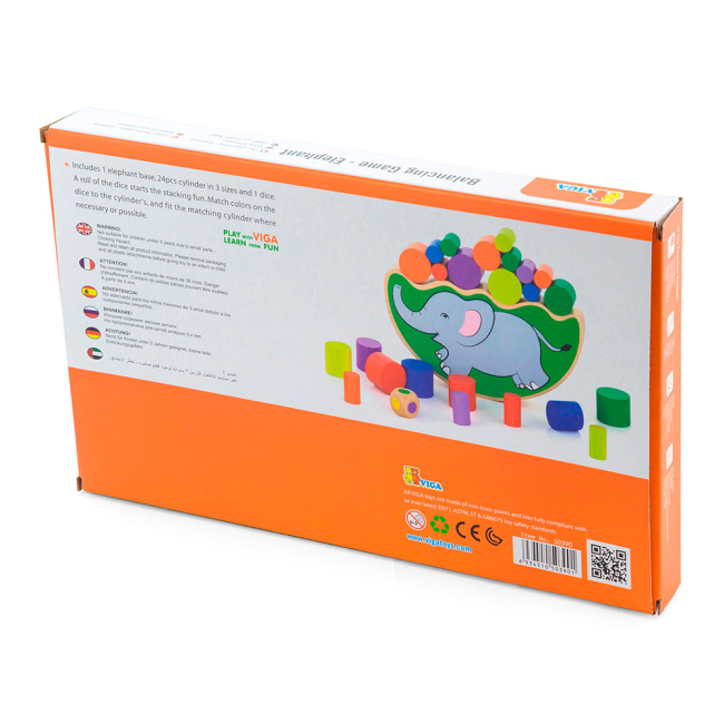 Наукові ігри, фокуси та досліди - Балансир Viga Toys Слон (50390)#3