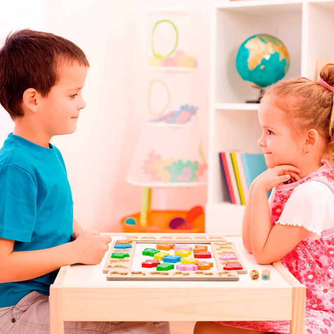 Развивающие игрушки - Сортер Viga Toys Карнавал животных (50450)#3