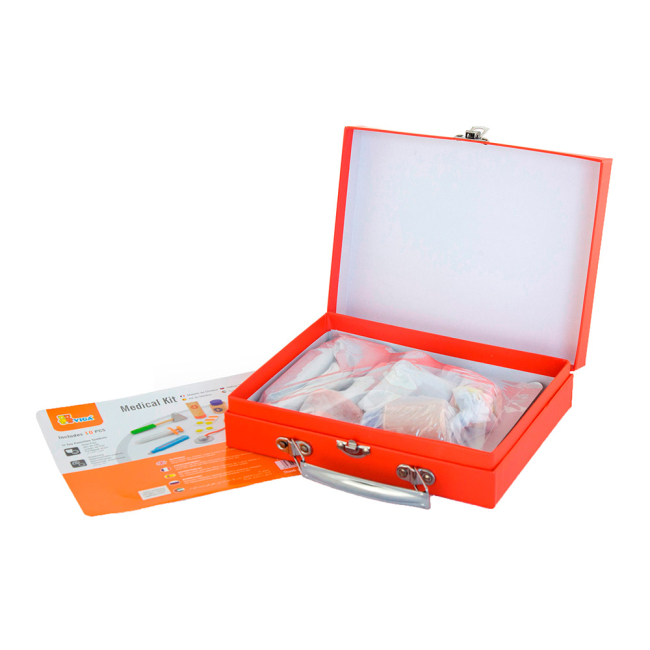 Набори професій - Ігровий набір Viga Toys Валіза лікаря (50530)#2