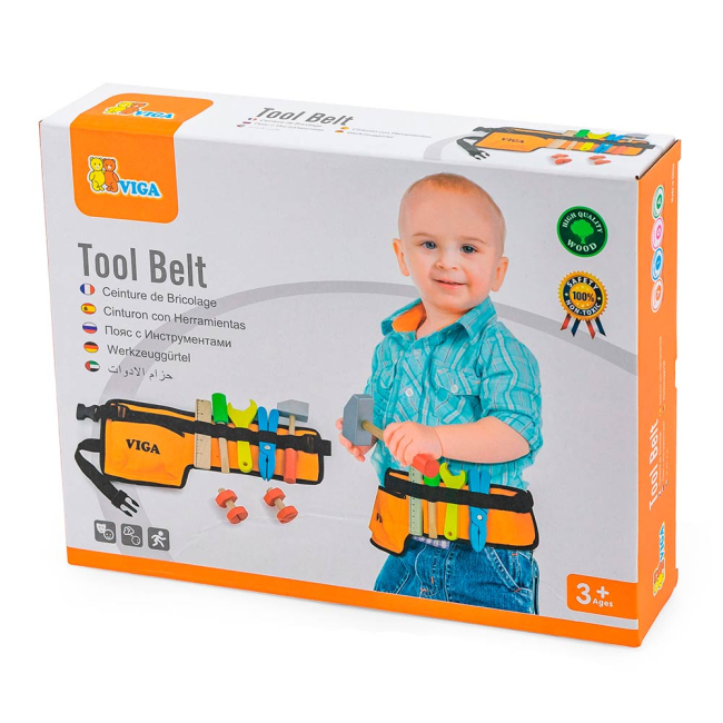 Наборы профессий - Игровой набор Viga Toys Пояс с инструментами (50532)#2