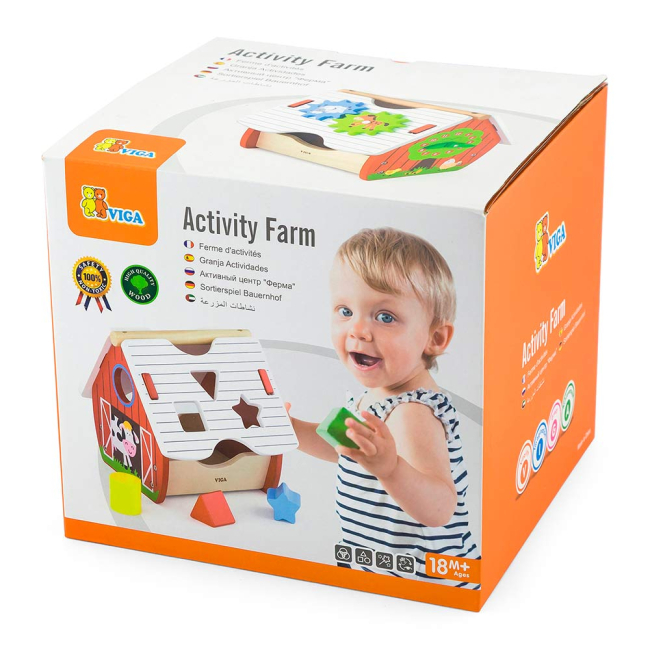 Развивающие игрушки - Сортер Viga Toys Веселая ферма (50533)#3