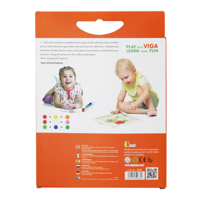 Товары для рисования - Набор для творчества Viga Toys Собственными руками Цветы (50685)#4